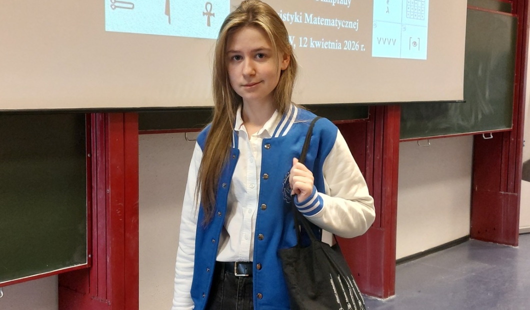 Gratulacje dla Magdaleny Grabysz z klasy 3B!